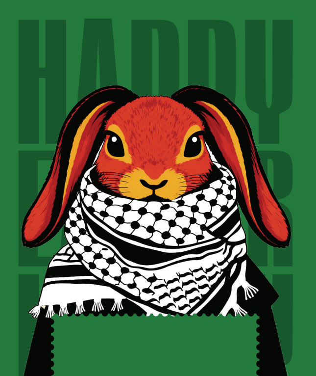 Protest Easter Bunny