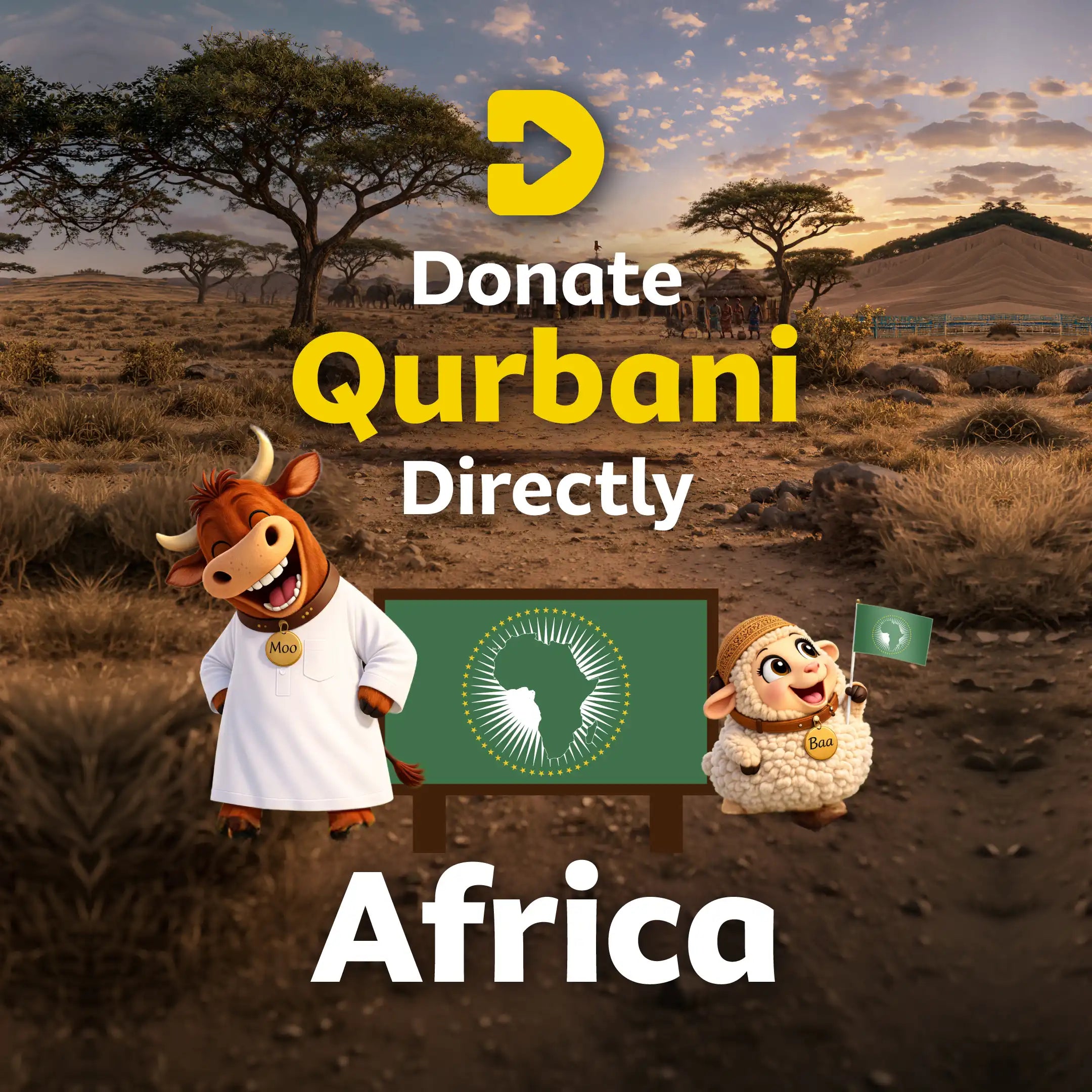 Donate Qurbani Directly Africa 