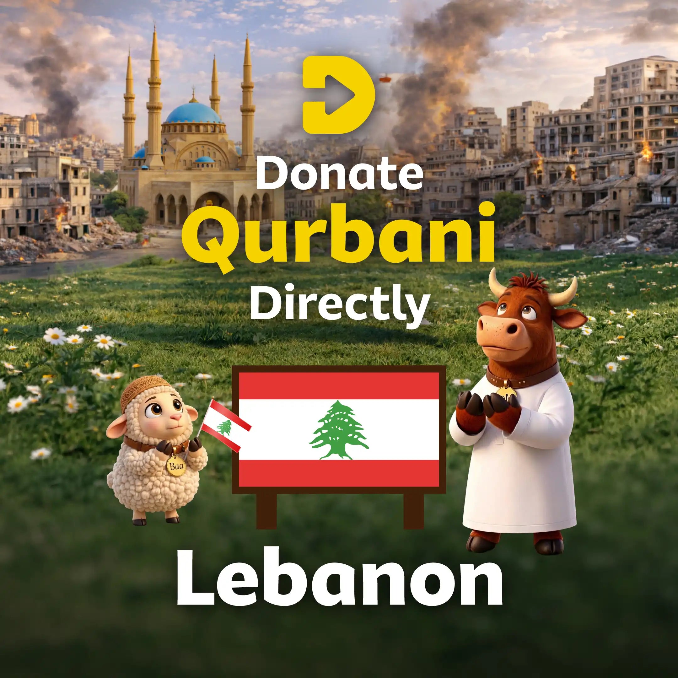 Donate Qurbani Directly Lebanon 