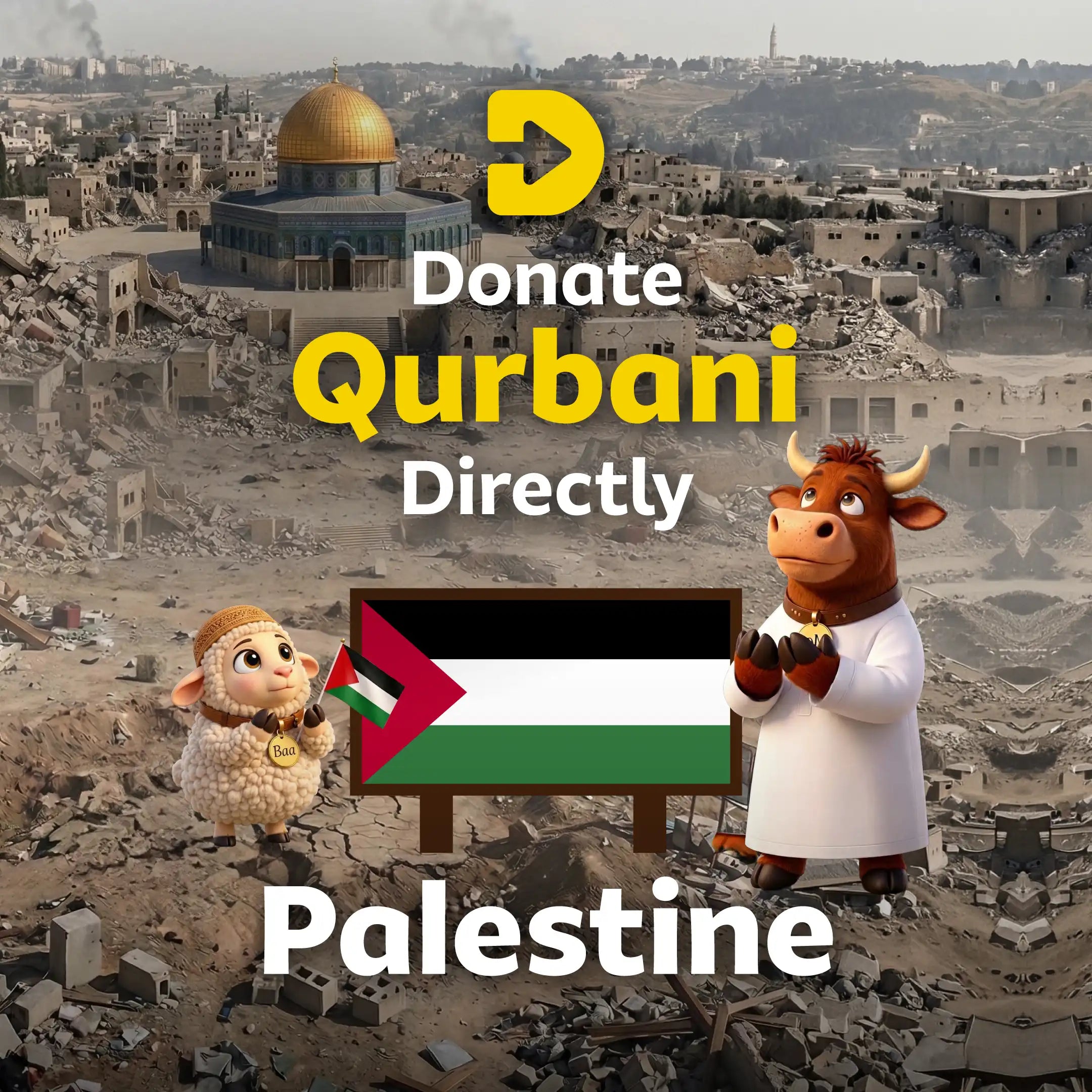 Donate Qurbani Directly Palestine 