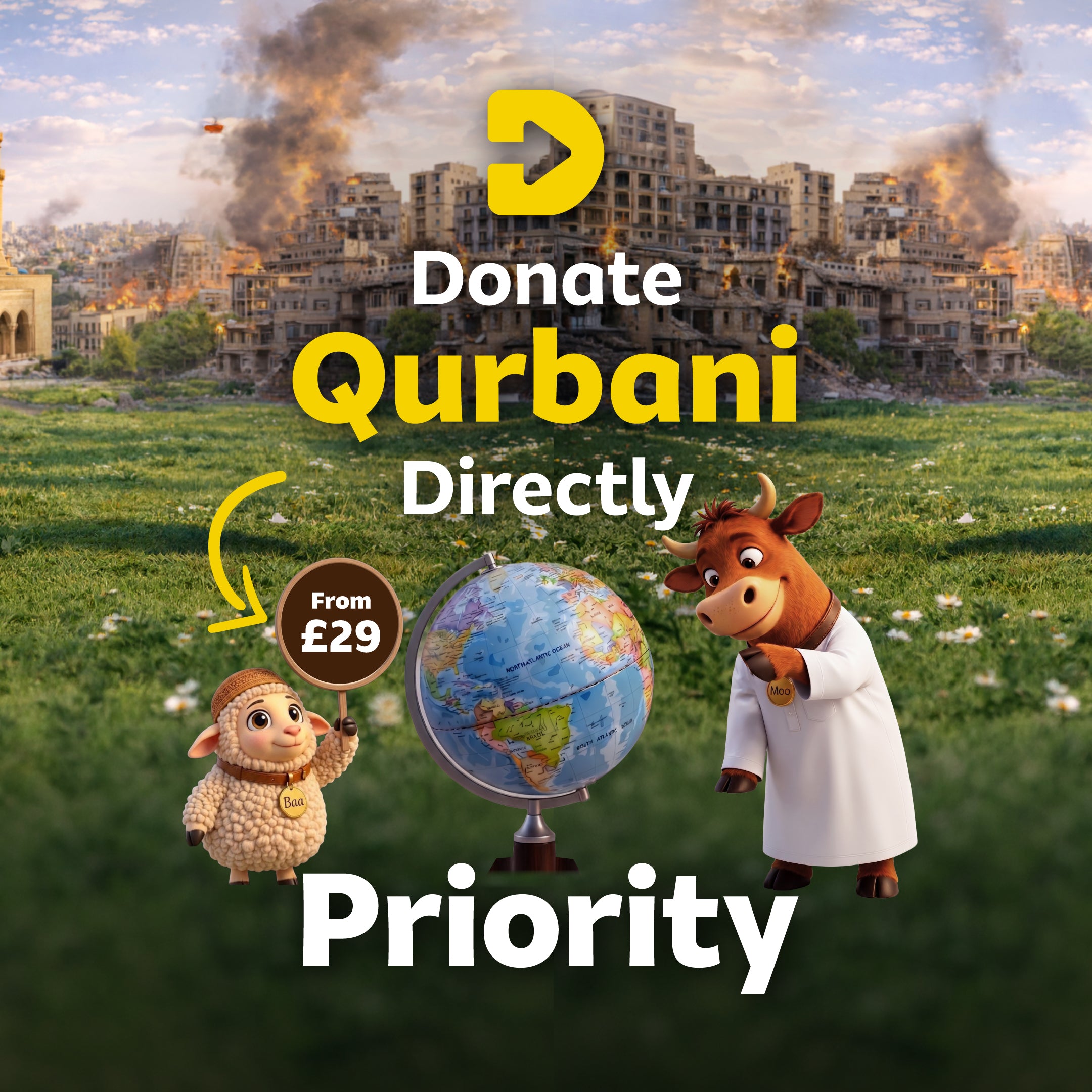 Donate Qurbani Directly Where Most Needed