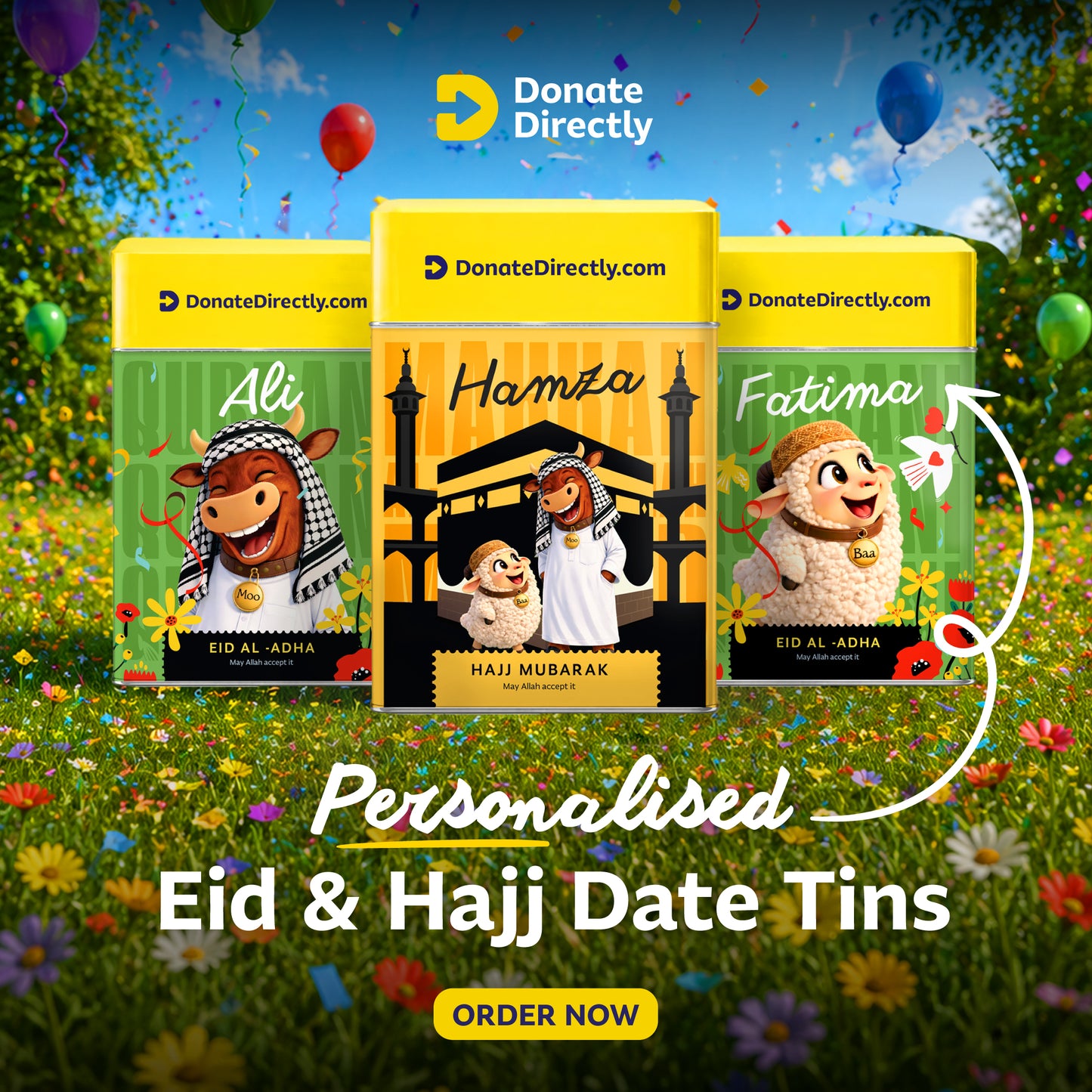Eid & Hajj Date Tins