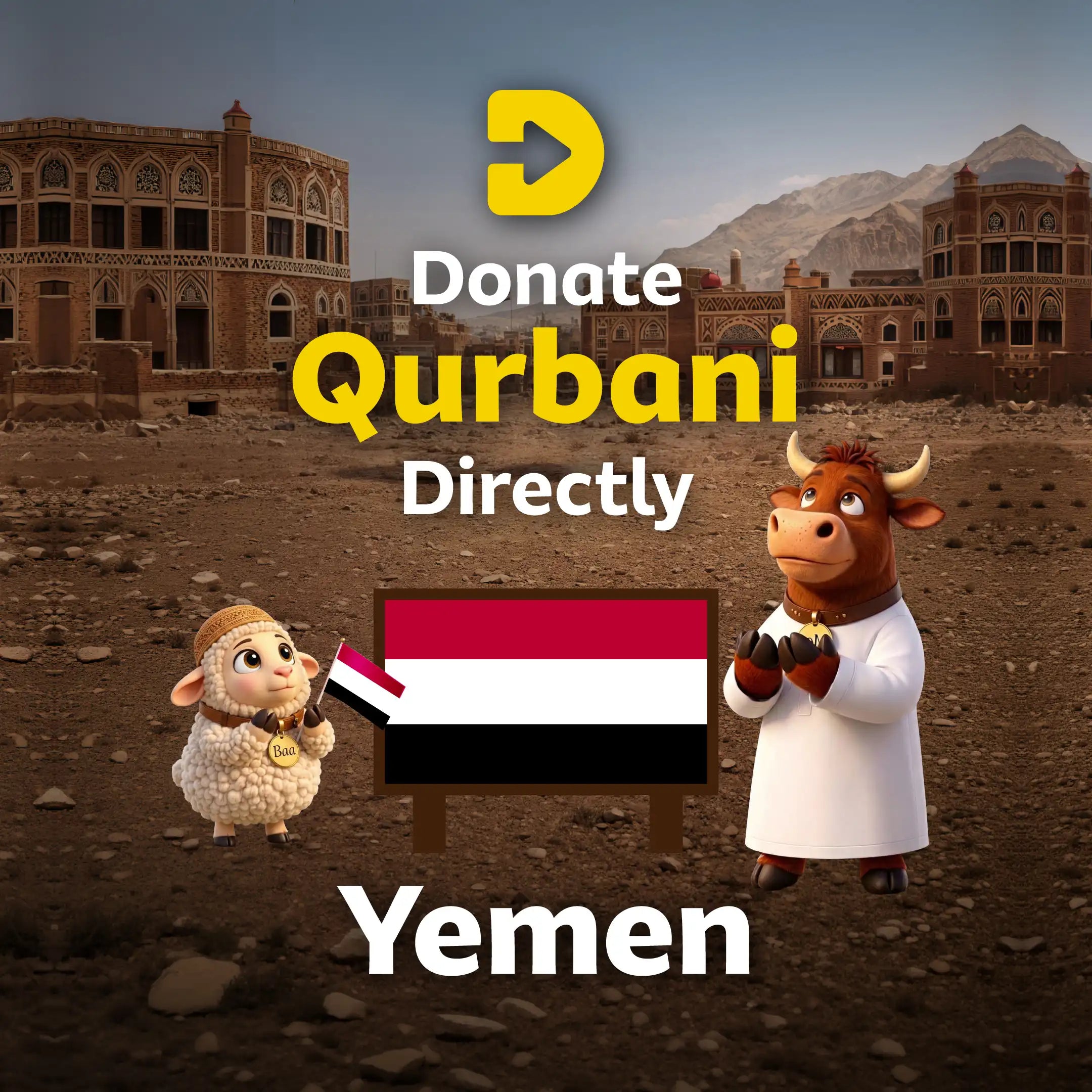 Donate Qurbani Directly Yemen 