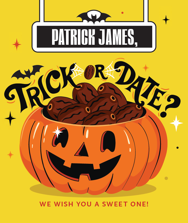 Personalised Halloween Date Tins