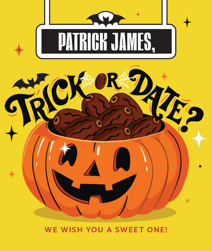 Personalised Halloween Date Tins