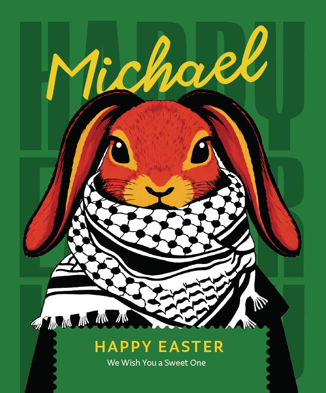 Protest Easter Bunny