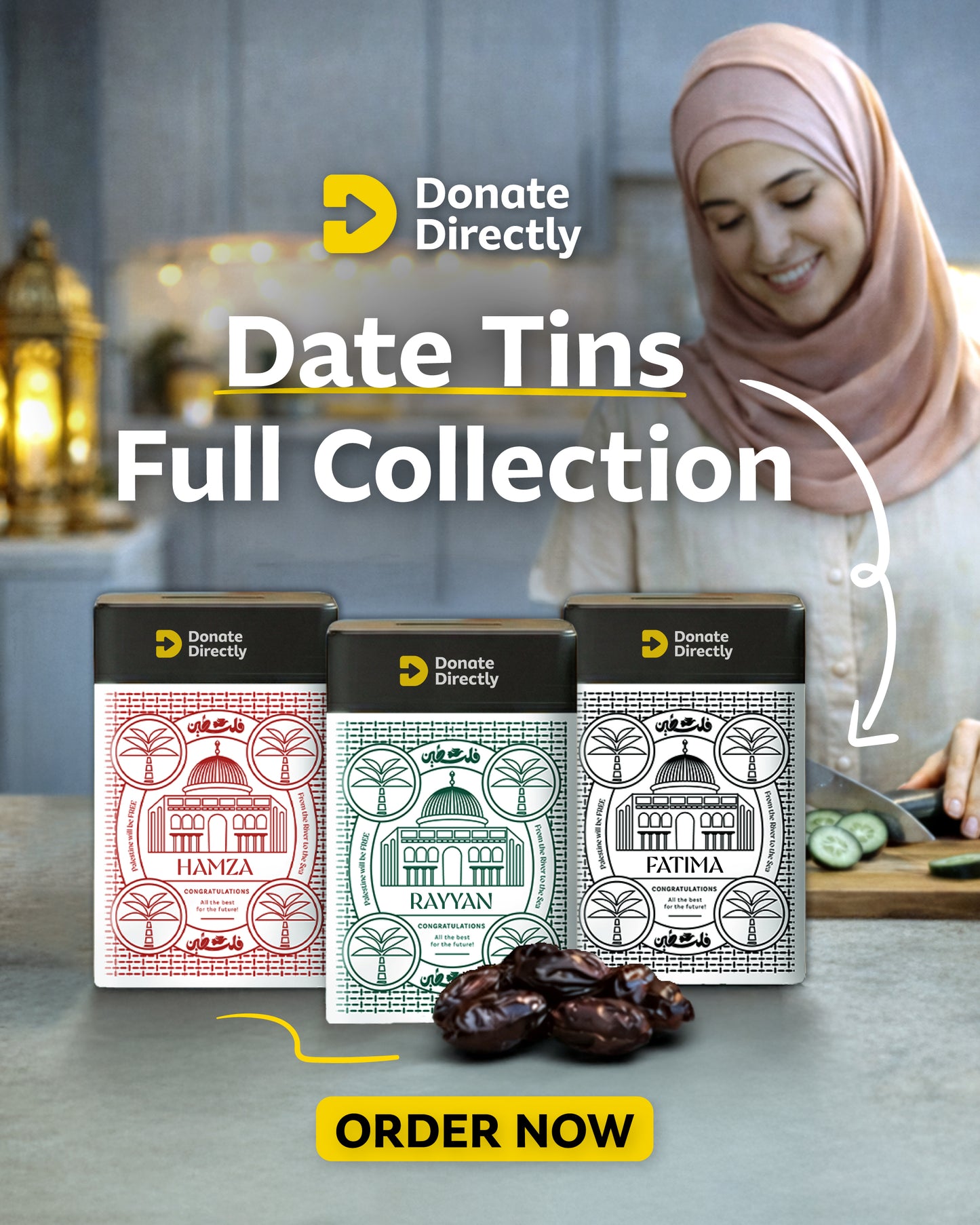 Stamp - Date Tins Full Collection